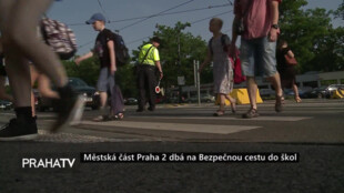 Městská část Praha 2 dbá na Bezpečnou cestu do škol