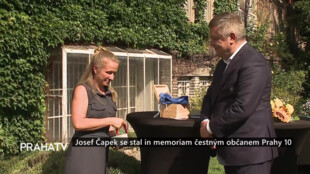 Josef Čapek se stal in memoriam čestným občanem Prahy 10