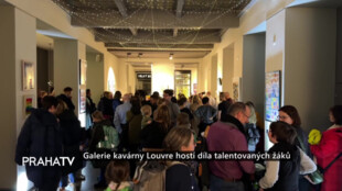 Galerie kavárny Louvre hostí díla talentovaných žáků