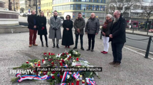 Praha 1 uctila památku Jana Palacha