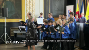 Praha 1 udělila Čestná občanství a ceny městské části