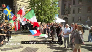 Praha si připomněla 20 let Česka v EU