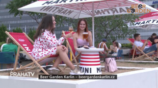 Beer Garden Karlín – slunné terasy s výhledem na Vltavu